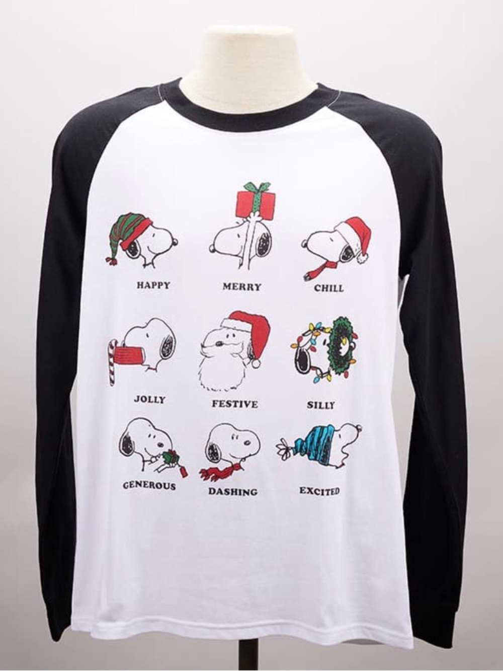 Snoopy Christmas/Holiday Graphic Long Sleeve Shirt